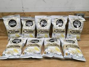 Lot of 9 - Bags Sweet Chaos White Cheddar Popcorn