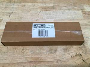 CRAFTSMAN 10pc 14- 38- 12 Ratchet Extensions & Adapters Set Model # CMMT53003 08292410