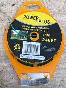 Lot of 2 - Power Plus Metal Wire Coated With Wire Cutter