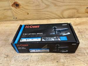 CURT 3-in-1 ATV Trailer Hitch Ball Mount with 2 in. Ball (2 in. Shank) (09032436.38)