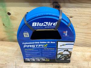 BLUBIRD 14-in x 50-ft Premium Rubber Air Hose Fastfix Edition