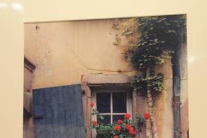 lot 21 image: Framed Signed Photograph Print La Fentre, France by Alan A. Klug