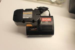 lot 22 image: Large Lot of Hand Tools with Black & Decker Drill and Ryobi Charger