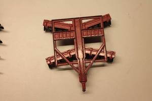 lot 33 image: Lot of Red Die-Cast Toy Farm Equipment Vehicles and Accessories