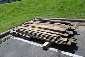 lot A-102 image: Lot of Ash Wood Planks