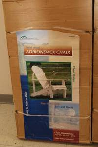 lot A-125 image: Solid Wood Adirondack Chair - Set of 2