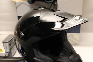 lot 134 image: HJC CL-X6 Black Helmet with Scott 87 Turbo OTG Goggles
