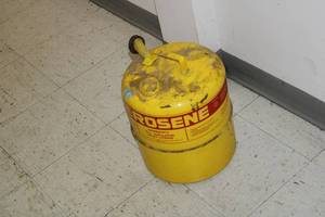 lot 145 image: Yellow Metal Kerosene Can 5 Gallons