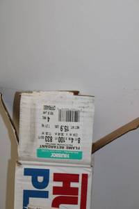 lot 147 image: Husky Flame Retardant Plastic Sheeting 8 ft. 4 in. x 100 ft. x 4 mil
