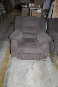 lot A-165 image: Brown Recliner Sofa and Armchair Set