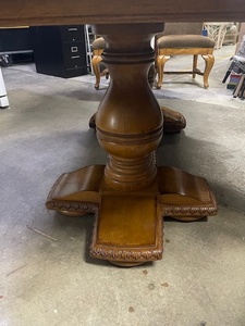 lot A-87 image: Beautiful Dining Room Set with 6 Chairs. Retail value $12,000