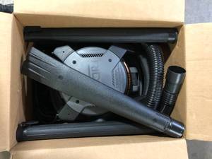 lot 38 image: RIDGID 4 Gallon 6.0 Peak HP Shop Vac Wet Dry Vacuum with Detachable Blower, Fine Dust Filter, Locking Hose and Accessories    Customer Returns See Pictures