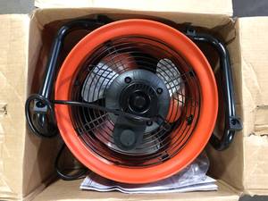 lot 42 image: Commercial Electric 10 in. 3-Speed High Velocity Turbo Fan  Customer Returns See Pictures