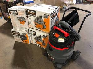 lot 20 image: Lot of Assorted WetDry Shop Vacs Various Models and Conditions  Customer Returns See Pictures