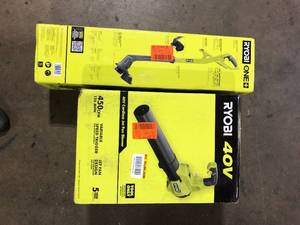lot 25 image: Lot of Assorted Ryobi Lawn Care Items Various Models and Conditions  Customer Returns See Pictures