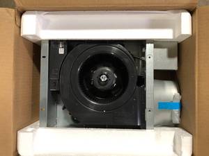 lot 26 image: Panasonic WhisperThin DC LED Pick-A-Flow 80 -100 CFM CeilingWall Bathroom Exhaust Fan, 3-38 in. Low Profile Housingb   Customer Returns See Pictures