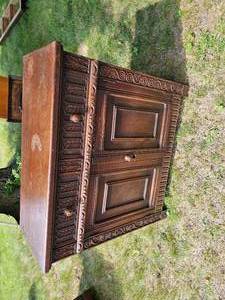 lot 69 image: Jacobean Styled Bar Cabinet