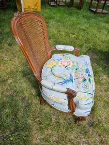 lot 72 image: Cane Back Parlor Chair