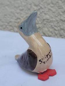 lot 146 image: Adorable Ecuadorian Clay Figurines - (3)