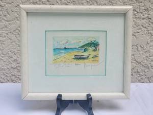 lot 58B image: Alexandre Minguet - Signed Fine Art Print Pair - Seaside Series