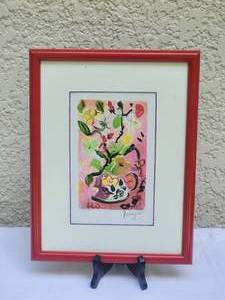 lot 58A image: Alexandre Minguet - Signed Fine Art Print Pair - Floral Still-Life Series