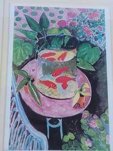 lot 57 image: Enthralling Fine Art Still Life Print - Goldfish