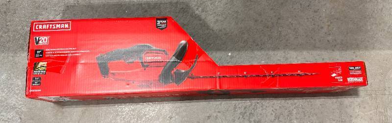 lot 14 image: Brand New Craftsman 22 Cordless Hedge Trimmer ($139 Retail)