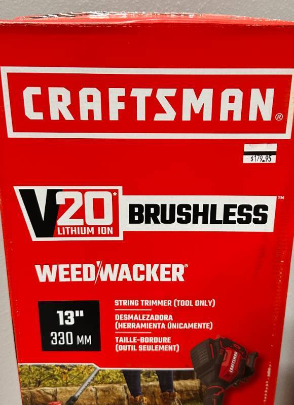 lot 17 image: Brand New Craftsman Trimmer & Edger ($149 Retail)