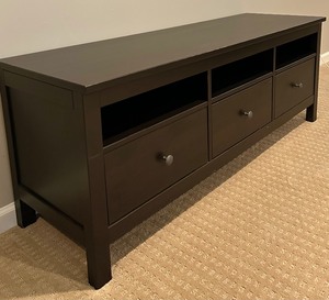 lot 106 image: TV Console Table with Drawers