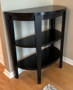 lot 24 image: Three Tiered Decorative Accent Table
