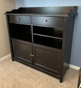 lot 31 image: Deep Brown Cabinet