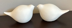 lot 62 image: Pair of Wonderful White Bird Figurines