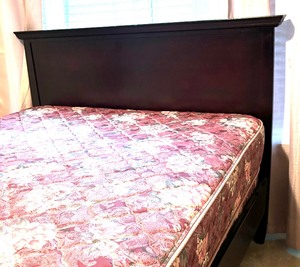 lot 24A image: Queen Bed Headboard and Footboard