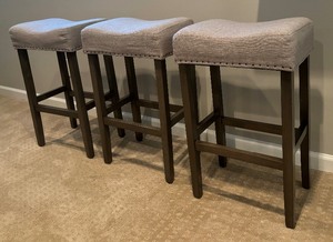 lot 94 image: Three Kitchen Stools