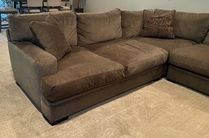 lot 2 image: Sensational Sectional Sofa