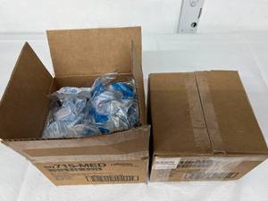 lot 36 image: MSRP $120 2 Cases (24 each per case) NEW Dr. Browns Medical 715-MED Narrow Silicone Level T Nipples with Bottle Collar
