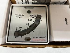 lot 61 image: NEW In Open Box Dwyer Vaneometer Swing Vane Anemometer -&nbspdesigned to simplify the measurement of low air velocities
