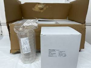 lot 63 image: MSRP $300  1 Case (240 each per case) NEW VWR 734-2817 10 cm Avantor Sterile Tissue Culture Dishes -VWR Collection dishes are vacuum gas plasma treated for consistent cell attachment and growth.