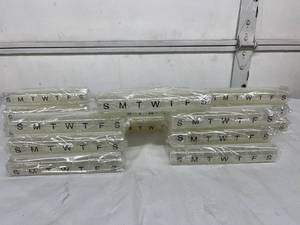lot 74 image: MSRP $150  Lot of 16 NEW&nbspMedline&nbsp7-Day Pill Reminder, Clear Container Weekly Organizer&nbspPill Box Containers