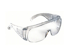 lot 7 image: 4 Boxes (12 each per case) NEW Radians 33Y714 Work Hard, Stay Safe Frameless Chief Safety Polycarbonate Polarized Lens Safety Eyewear Glasses - Clear