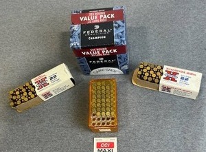 lot 17 image: New Federal Ammunition 525 Round .22 Long Rifle Value Pack and WesternCCI .22 Rimfire Cartridges - No Shipping