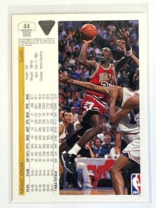 lot 21 image: 1992 Upper Deck Michael Jordan #44 (NM-MT) - Shipping Available