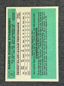 lot 30 image: 1984 Donruss Baseball Darryl Strawberry #68 RC - Shipping Available