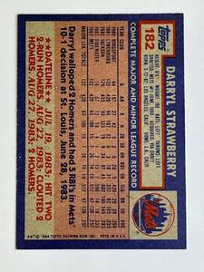 lot 32 image: 1984 Topps Baseball Darryl Strawberry #182 RC - Shipping Available