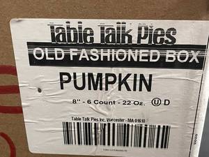 A & H - Table Talk Pies Old Fashioned Pumpkin Pies - 6 Count