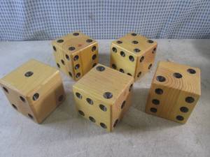 (G-1) Wood Yard Dice - 3 12...
