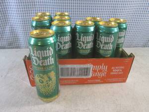 (B-4) 10 Cans Liquid Death Severed ...