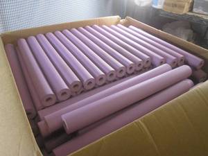 (BR2) Case of 143 Purple Foam Tubes...