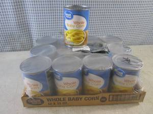 (C-2) 12 Cans of Whole Baby Corn 15...