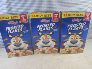 (C-1) 3 Family Size Boxes Kelloggs...